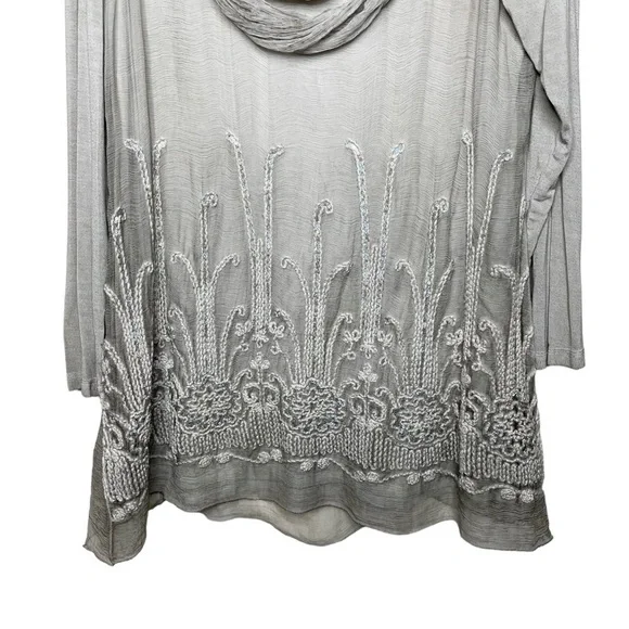 Soft Surroundings Silk Beaux Arts Tunic & Cami Large - Picture 5 of 15